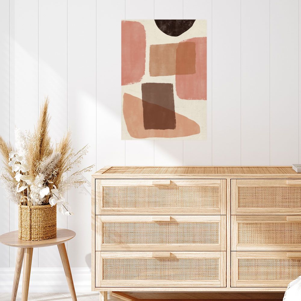 Affiche Formes terre cuite