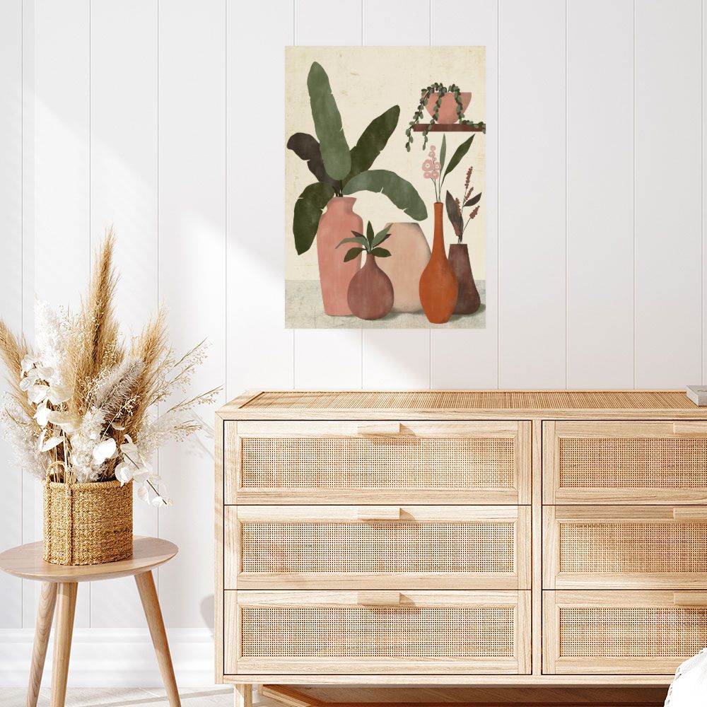 Affiche Plantes et vases