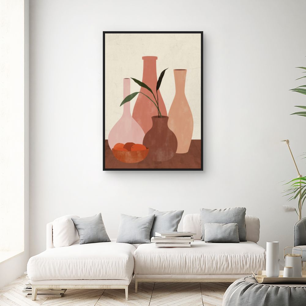 Tableau Élégance terre cuite