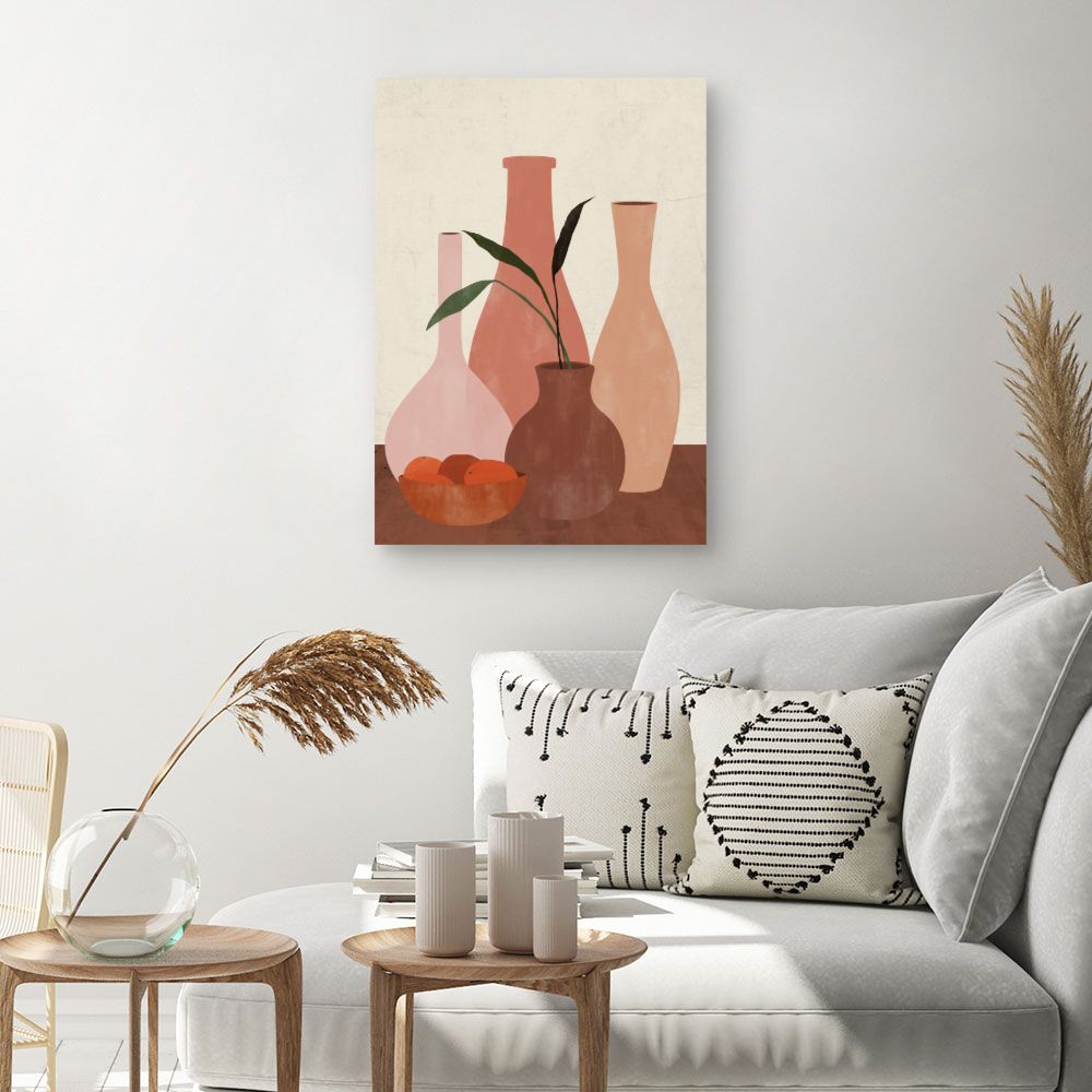 Tableau Élégance terre cuite