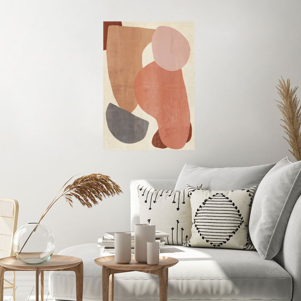 Affiche Formes organiques élégantes