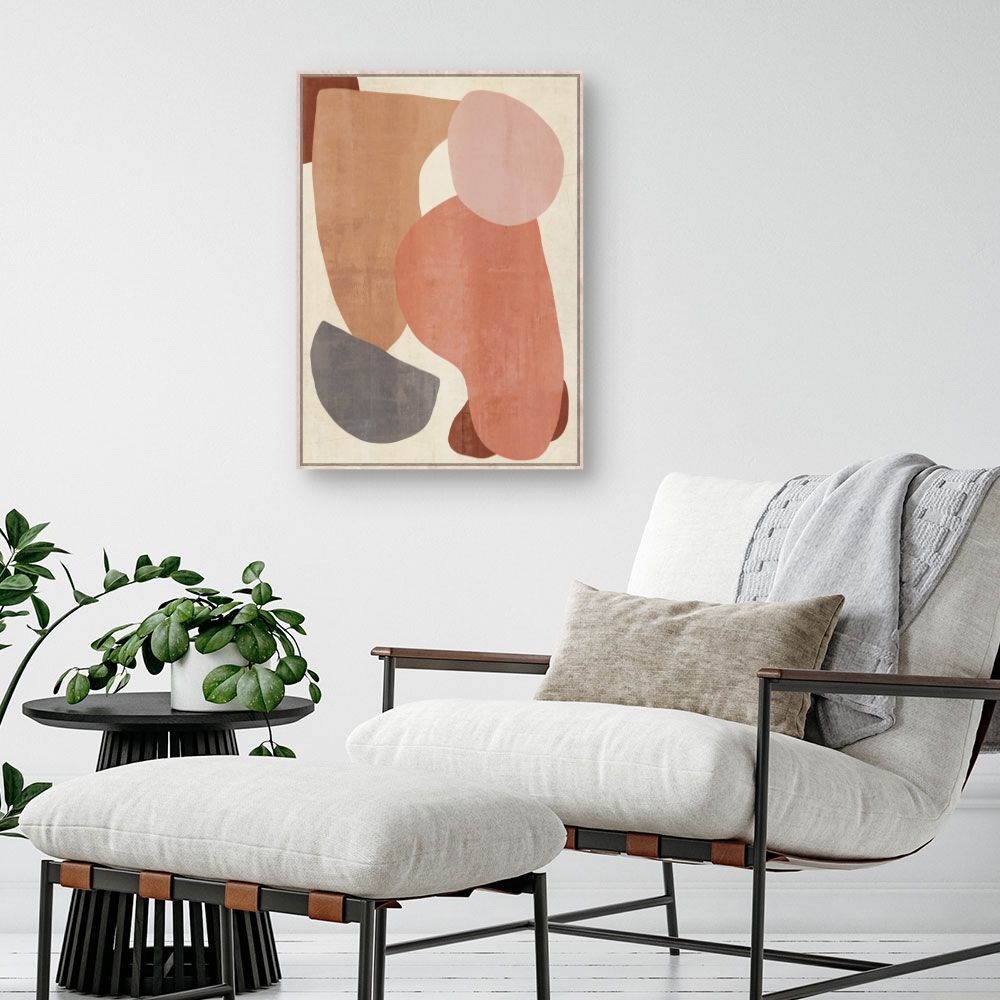 Tableau Formes abstraites douces