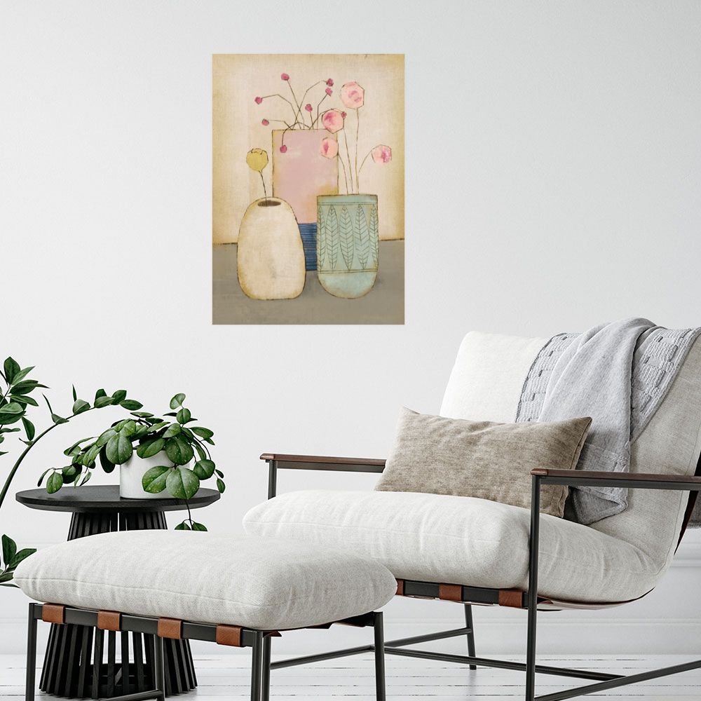 Affiche Vases floraux élégants