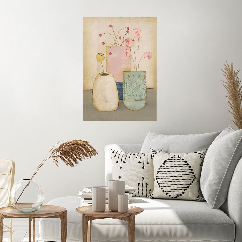 Affiche Vases floraux élégants