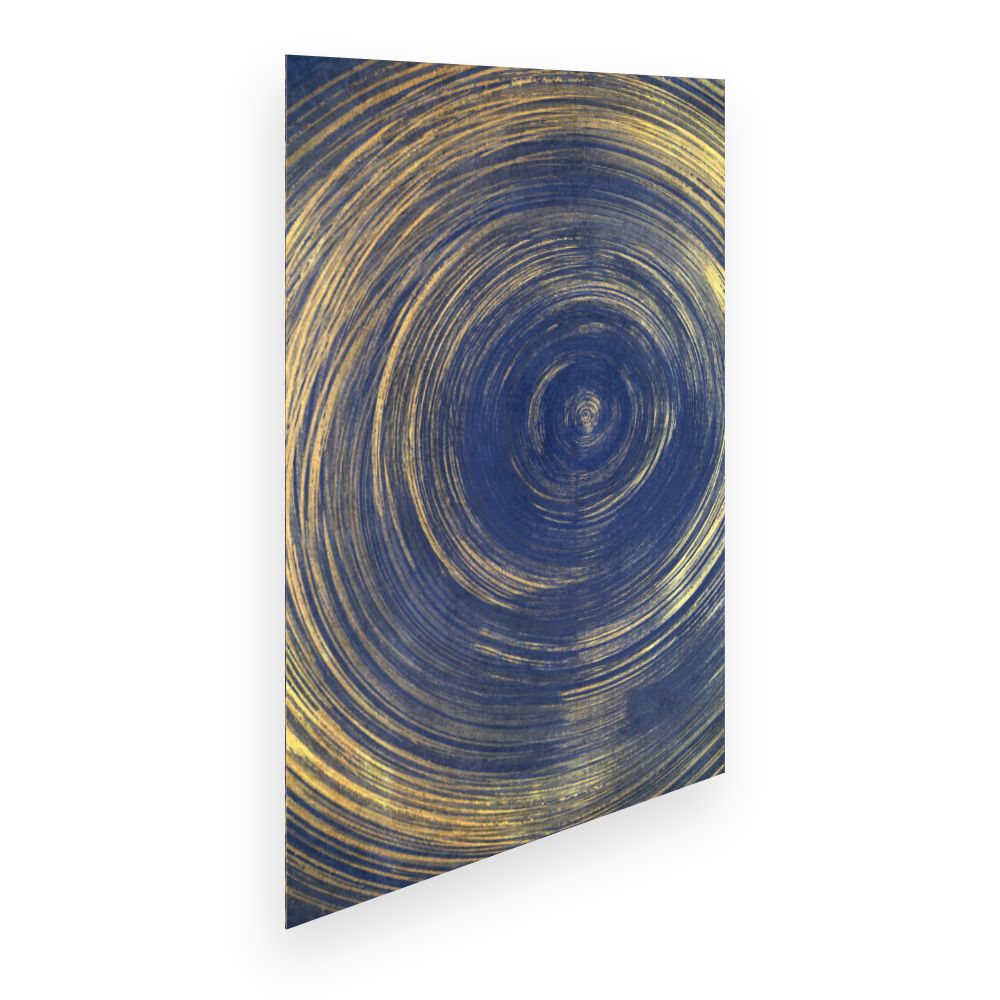 Affiche Cercle doré hypnotique