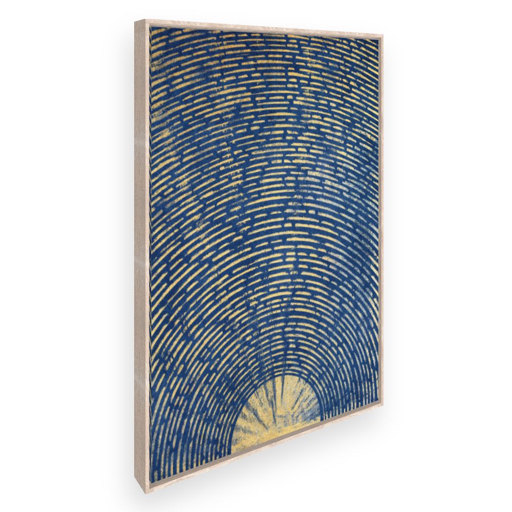 Toile Cercles dorés élégants