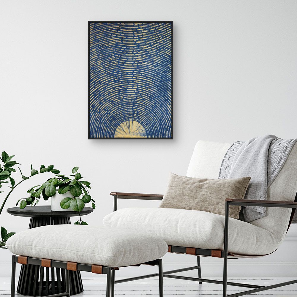 Tableau Cercles dorés élégants