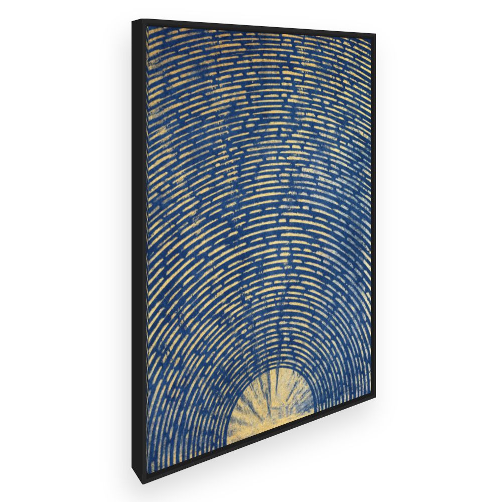 Toile Cercles dorés élégants