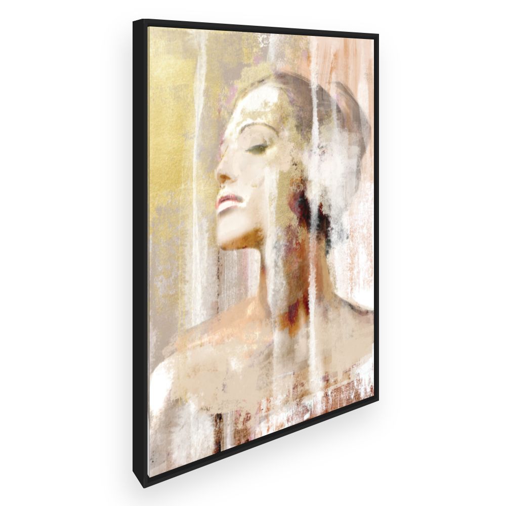 Toile Portrait abstrait élégant