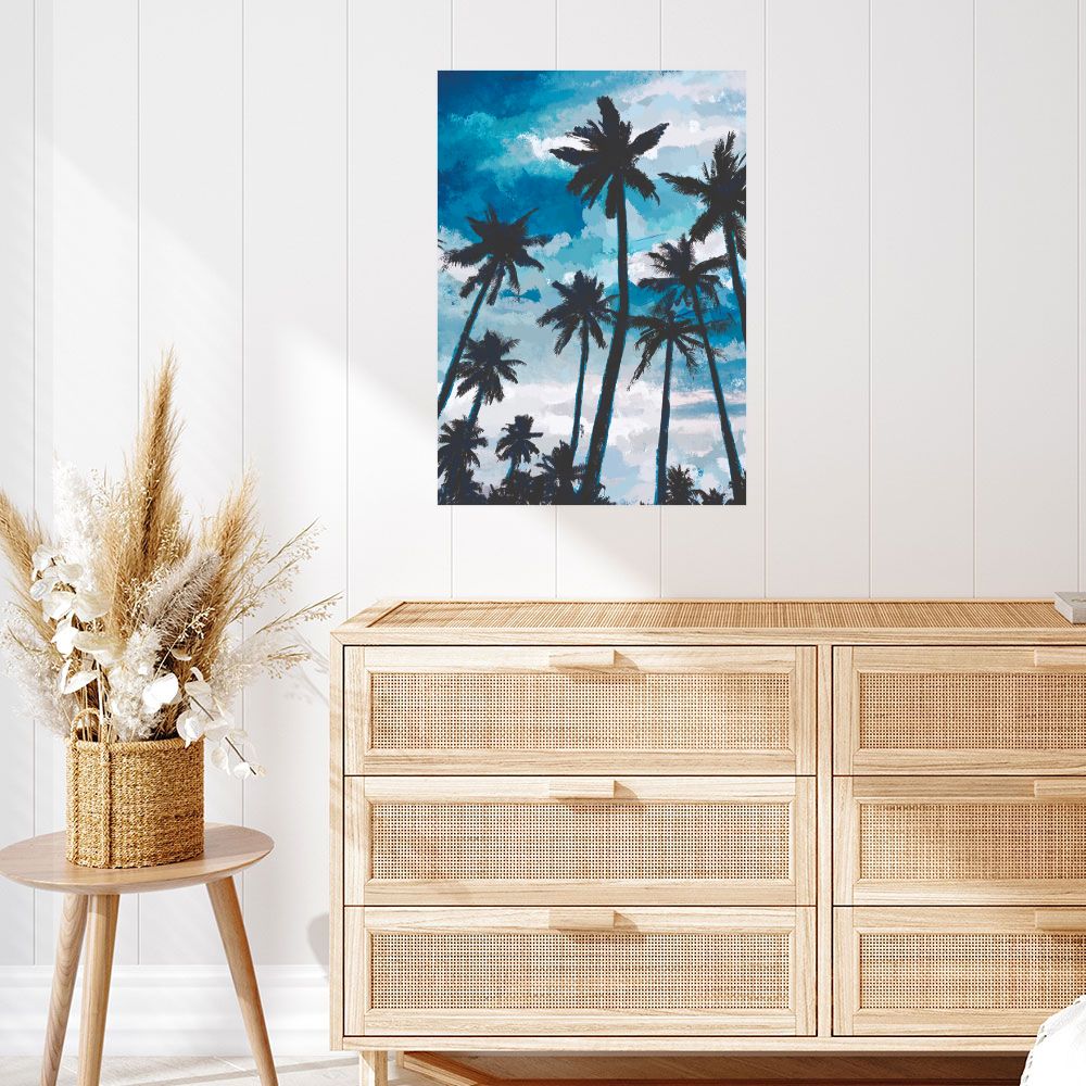 Affiche Palmiers tropicaux
