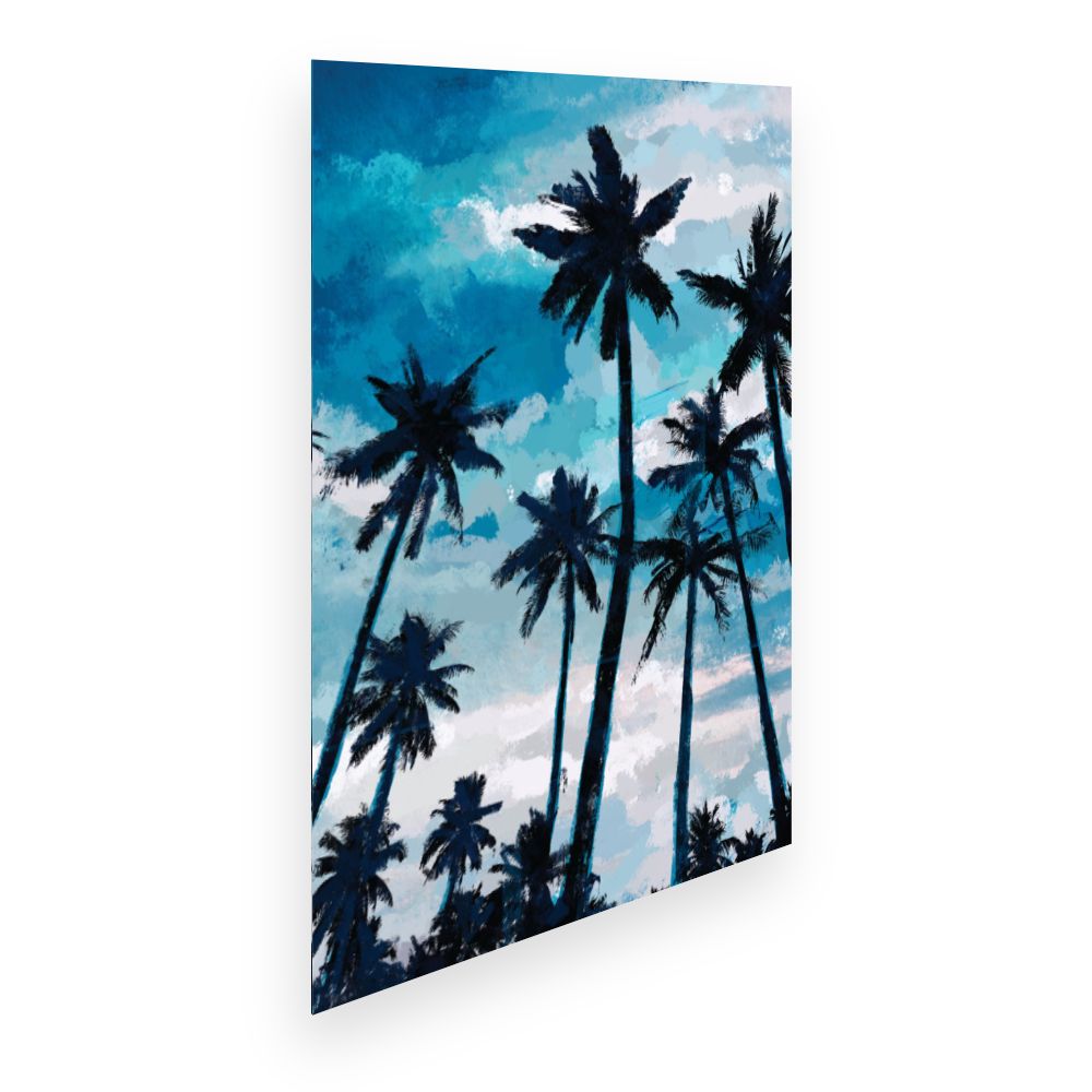 Affiche Palmiers tropicaux