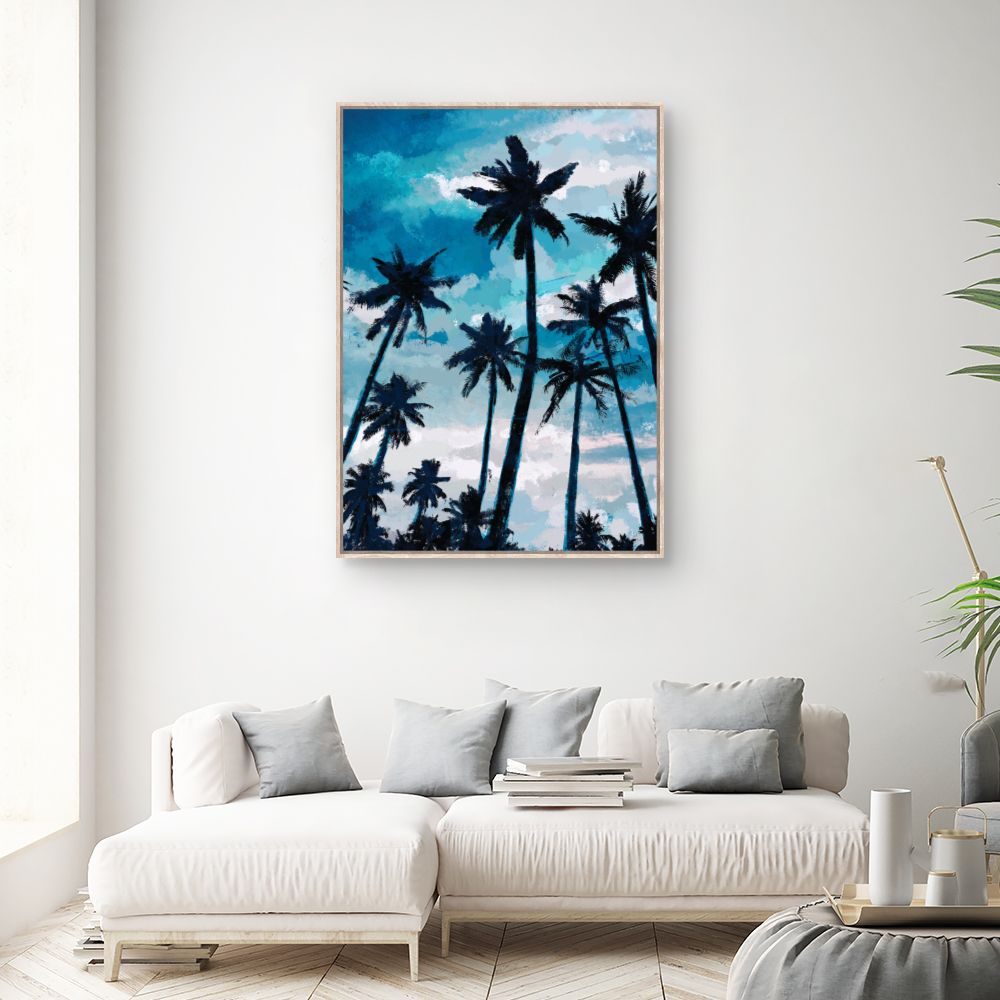 Tableau Palmiers tropicaux