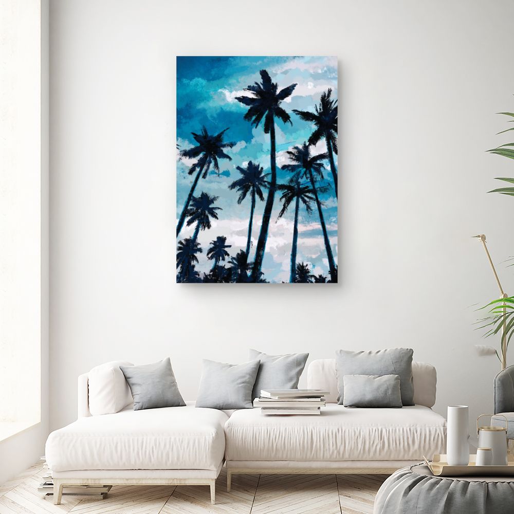 Tableau Palmiers tropicaux
