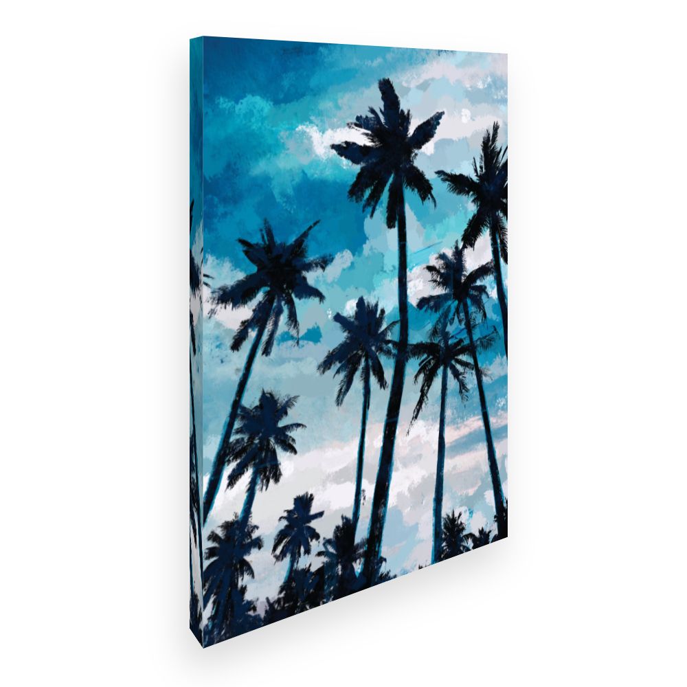 Toile Palmiers tropicaux