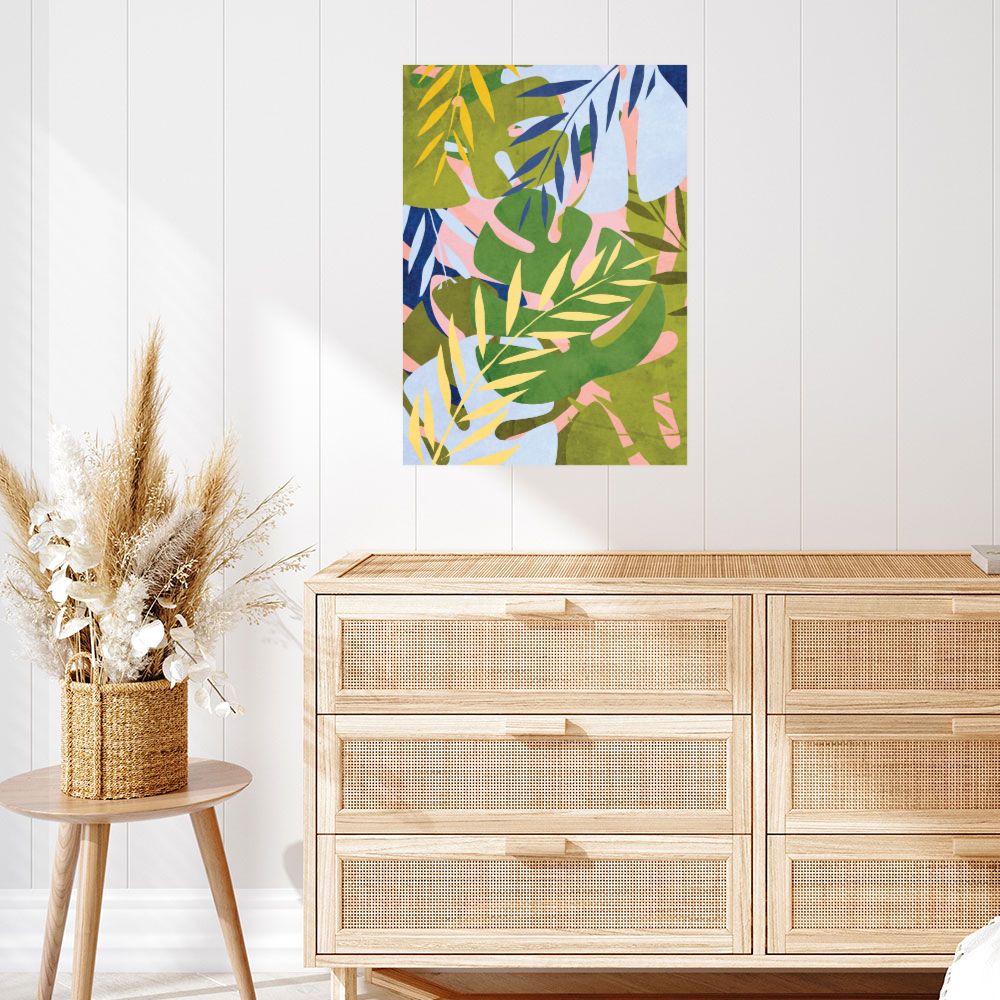 Affiche Feuillage exotique