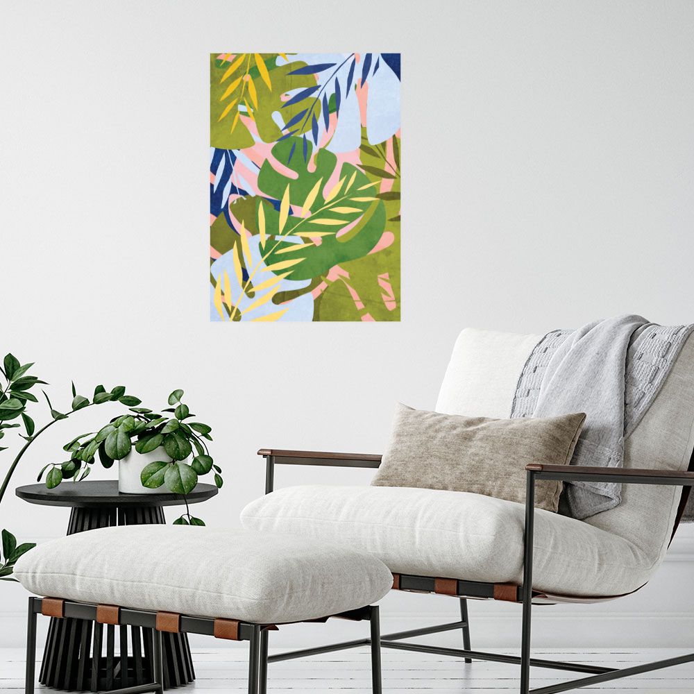 Affiche Feuillage exotique