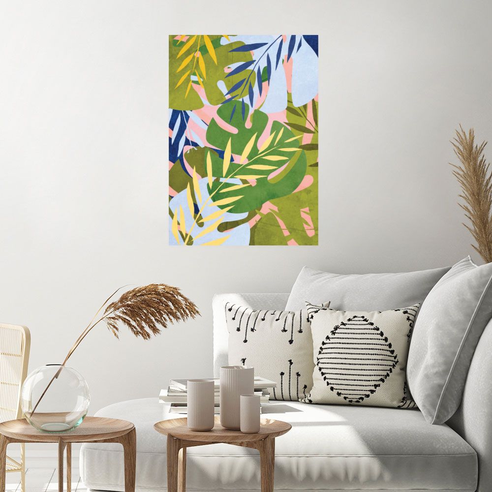 Affiche Feuillage exotique