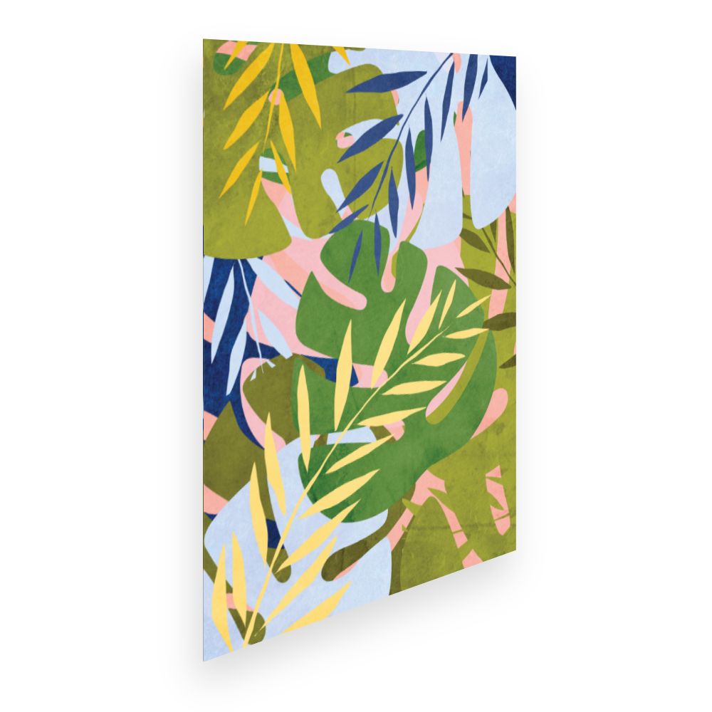 Affiche Feuillage exotique