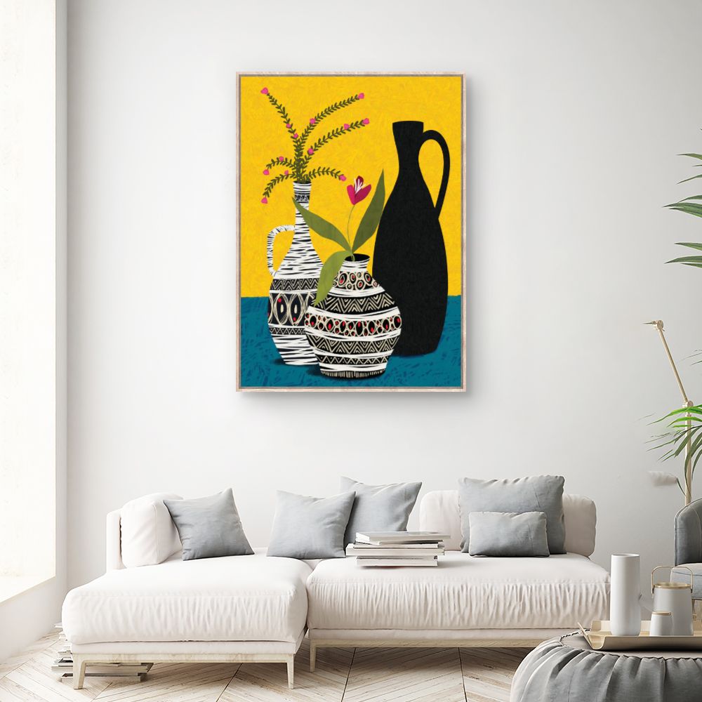 Tableau Vases colorés