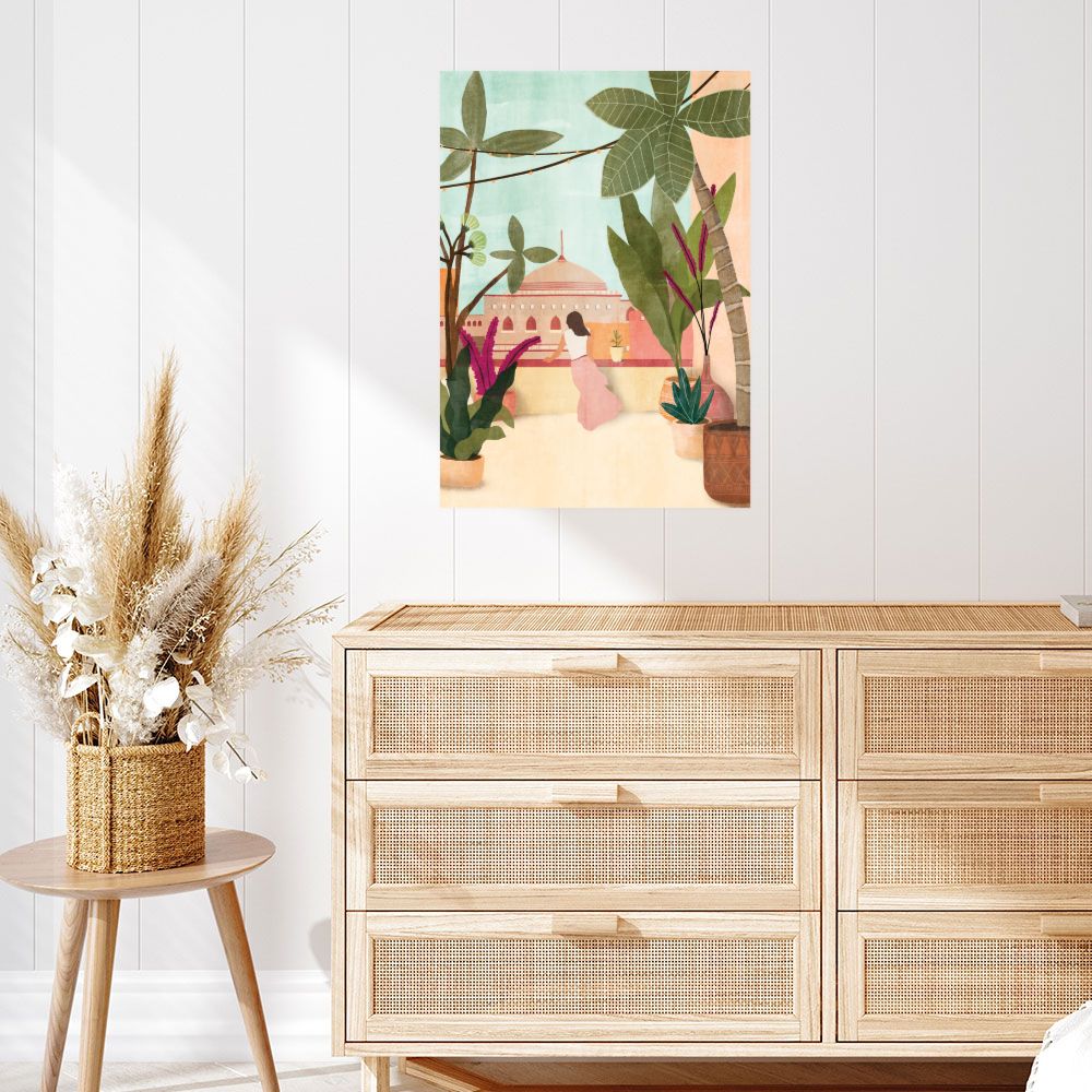 Affiche Jardin exotique