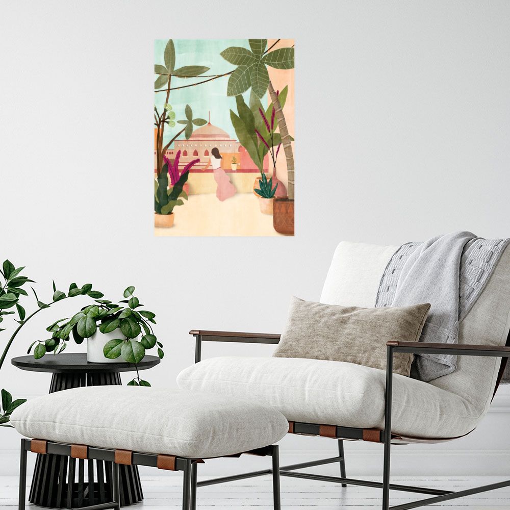 Affiche Jardin exotique