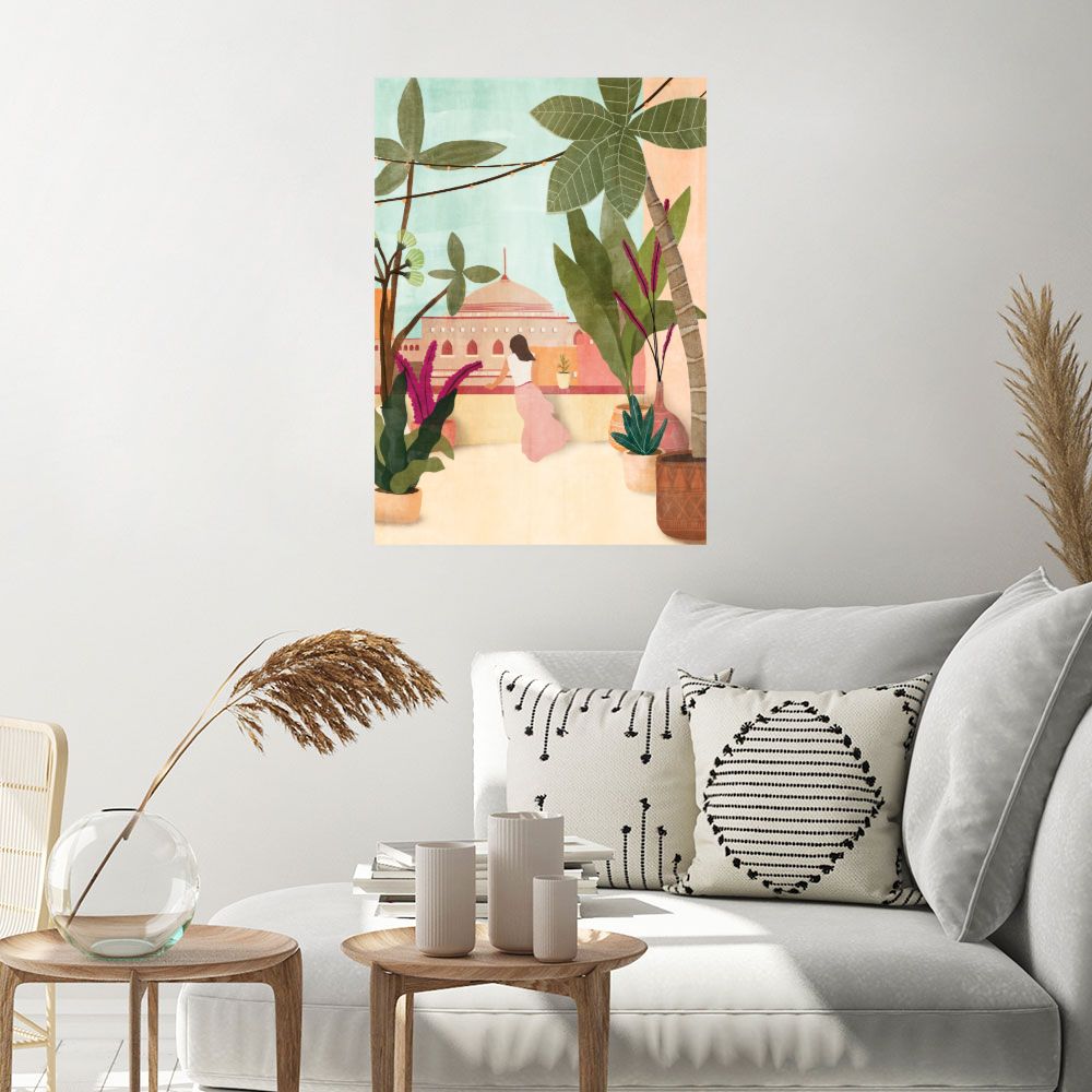 Affiche Jardin exotique