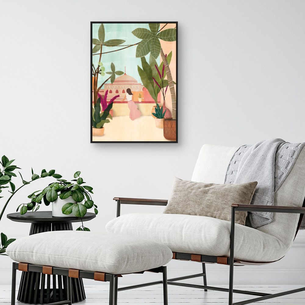 Tableau Terrasse exotique