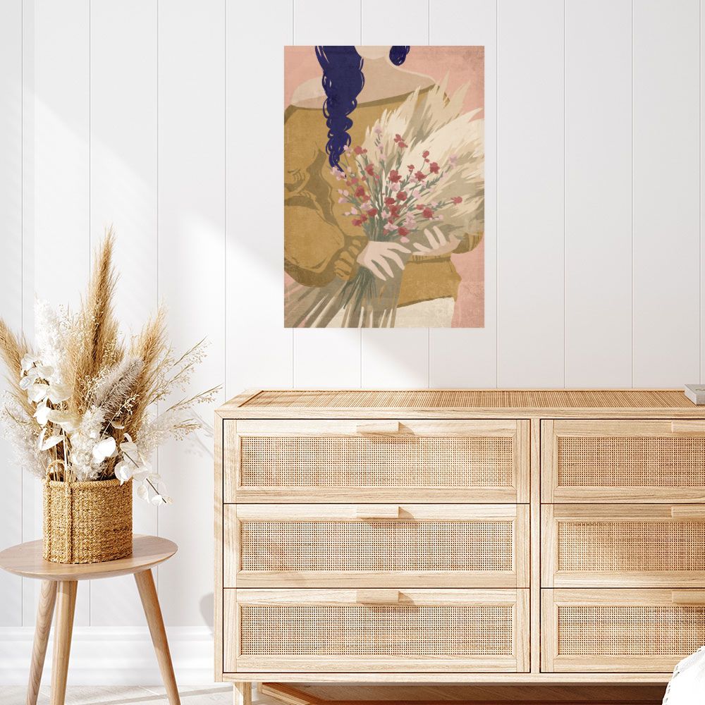 Affiche Fleurs en bouquet