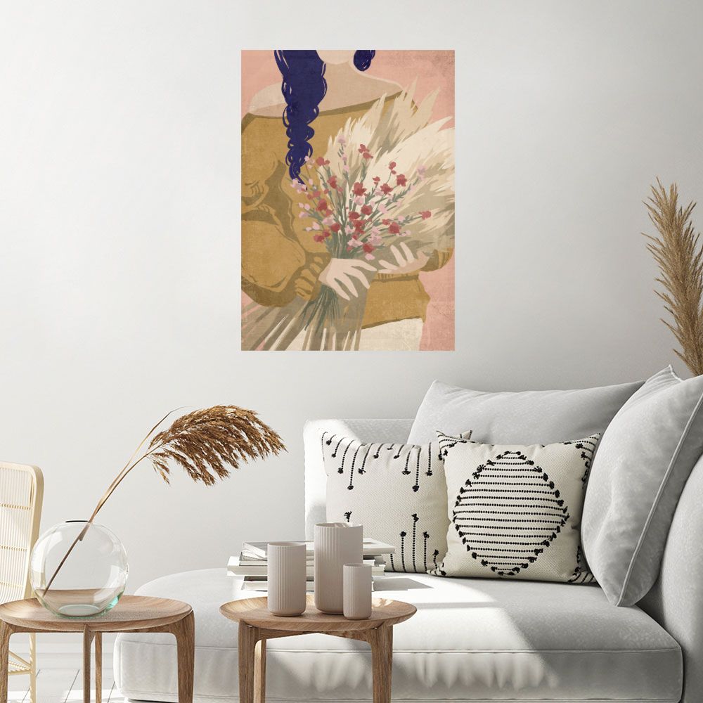 Affiche Fleurs en bouquet