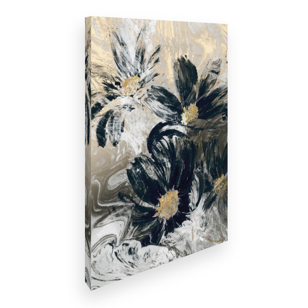 Toile Fleurs abstraites