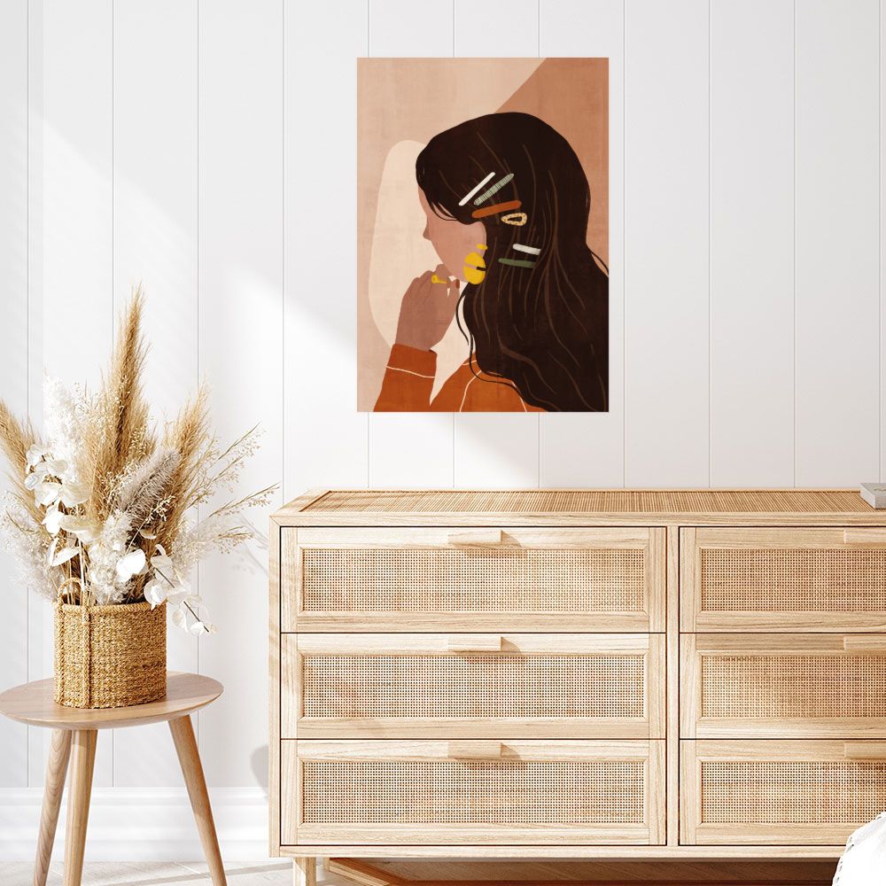 Affiche Beauté rétro chic