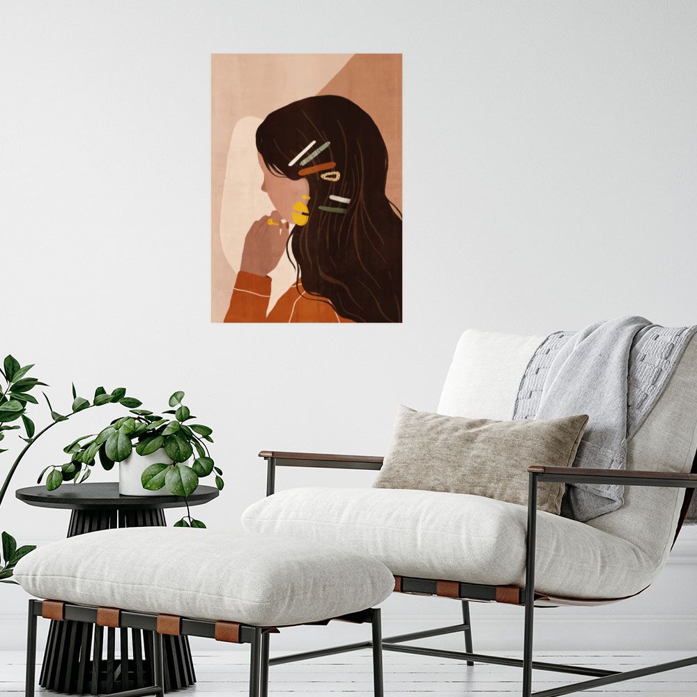 Affiche Beauté rétro chic