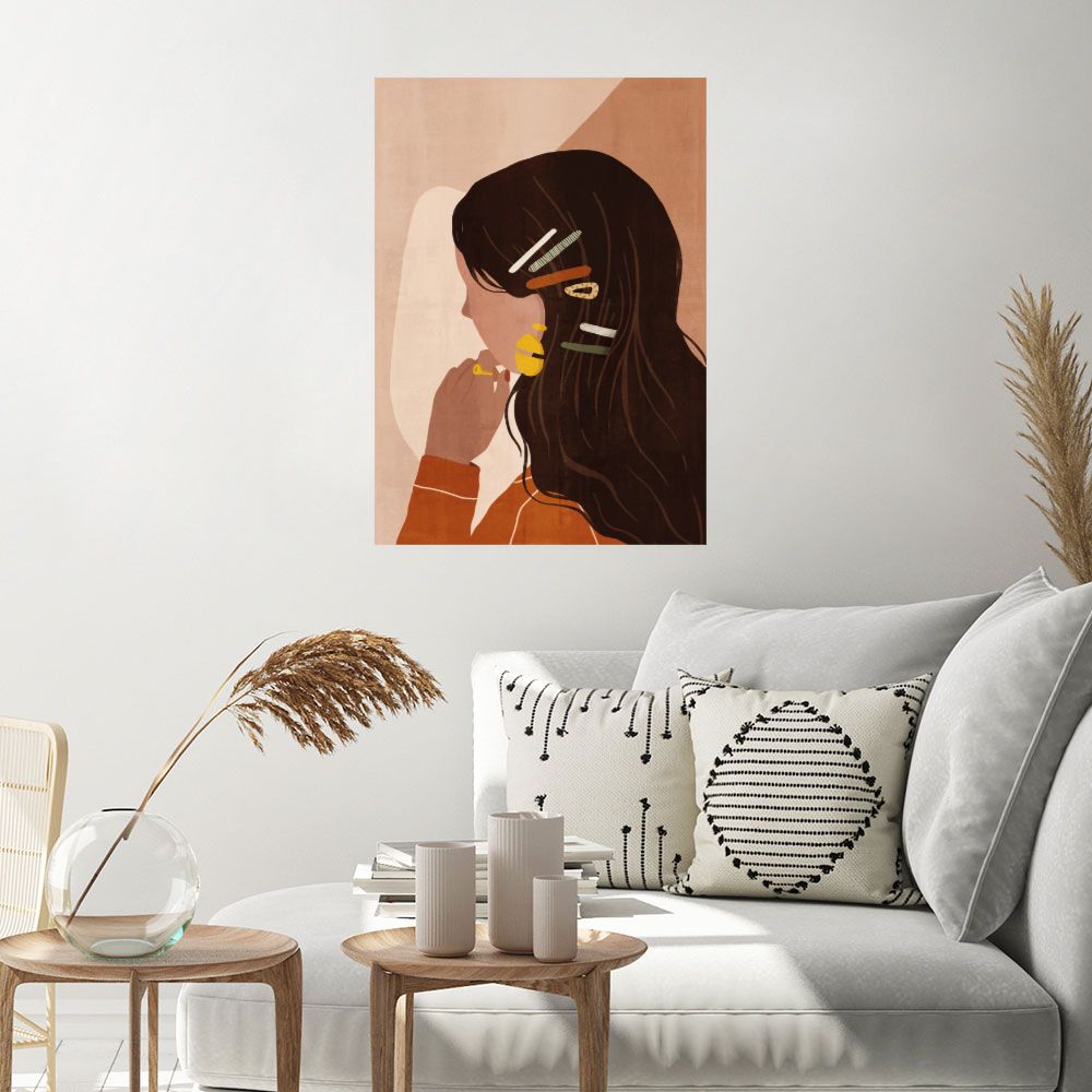 Affiche Beauté rétro chic