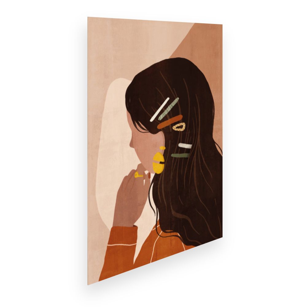 Affiche Beauté rétro chic