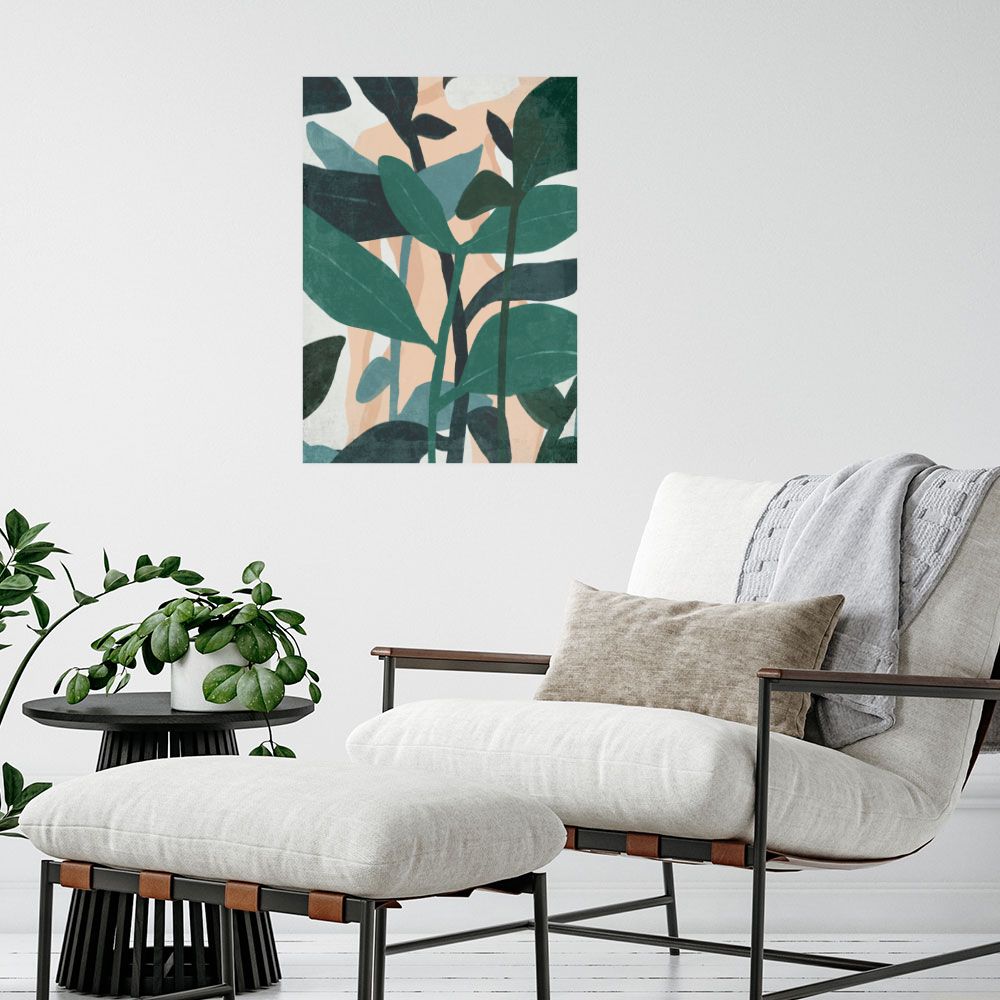 Affiche Feuillage moderne