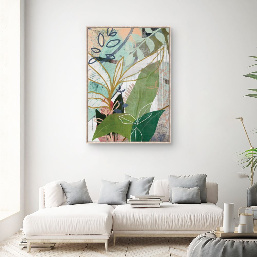 Tableau Feuillage abstrait