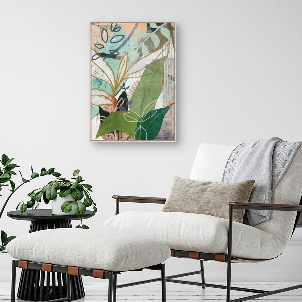 Tableau Feuillage abstrait