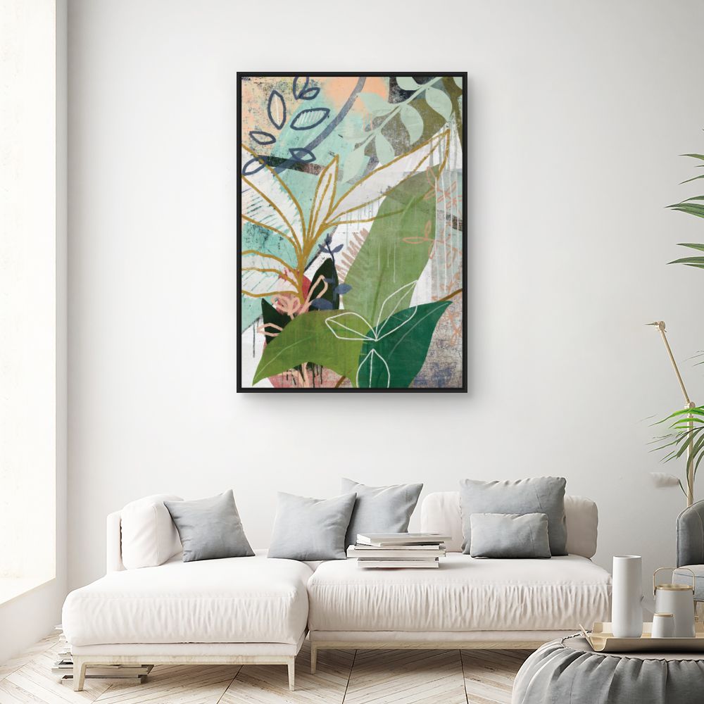 Tableau Feuillage abstrait