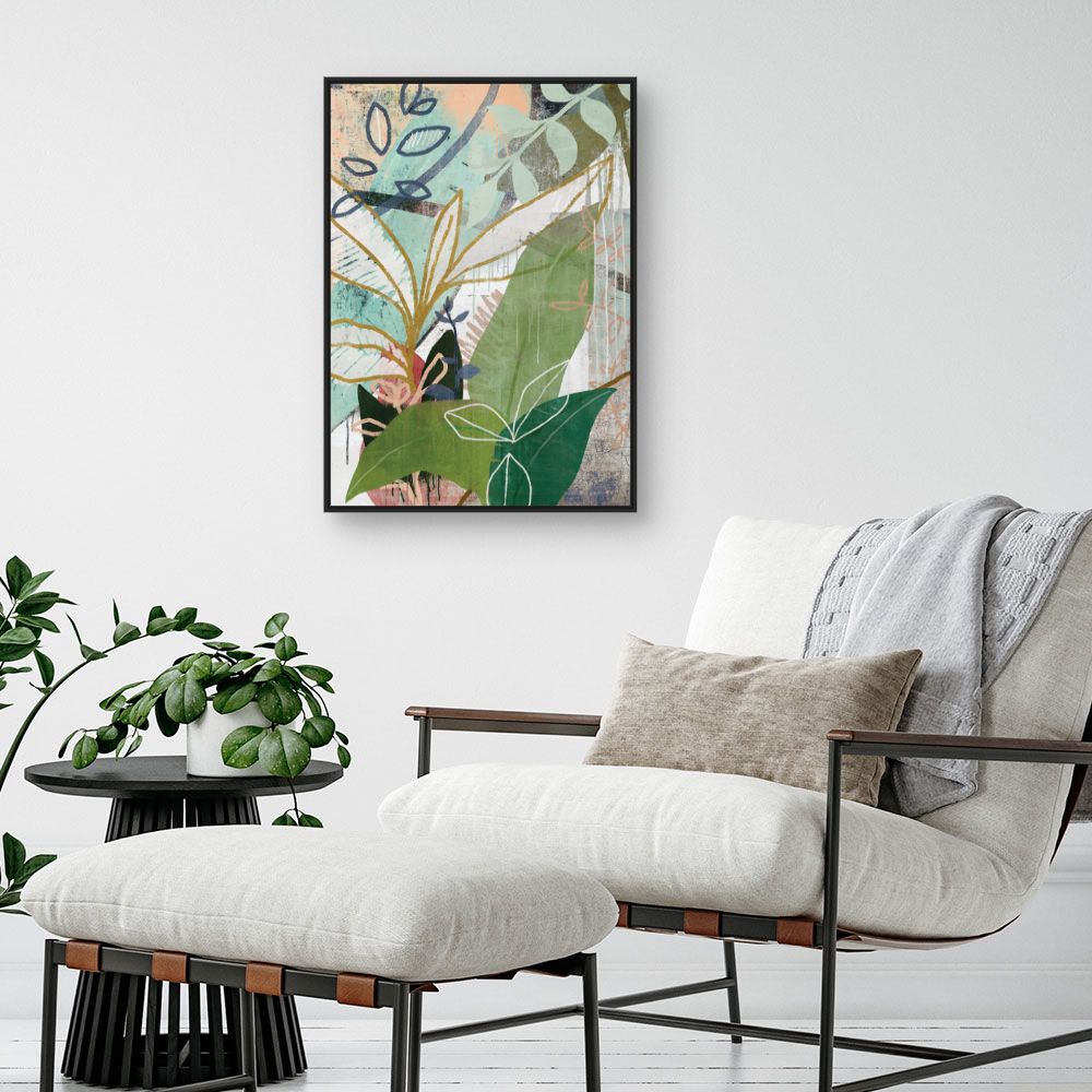 Tableau Feuillage abstrait