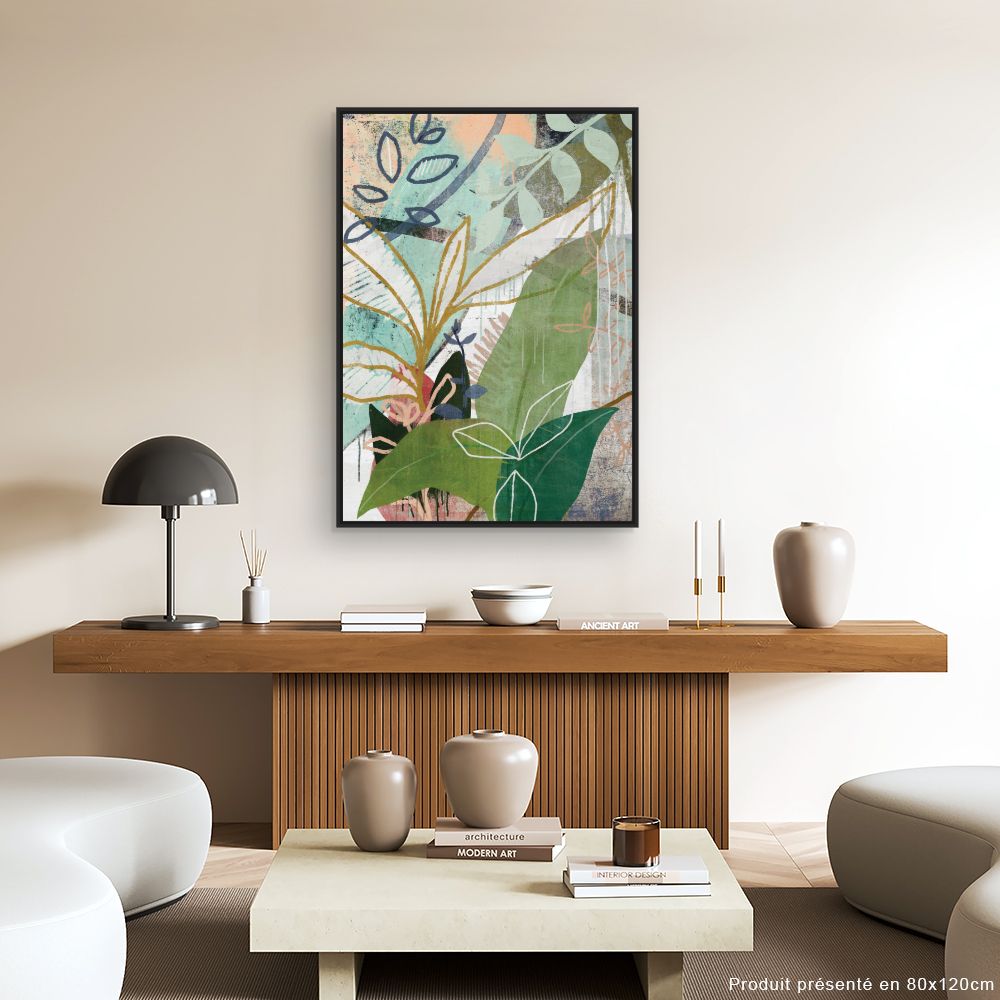 Tableau Feuillage abstrait