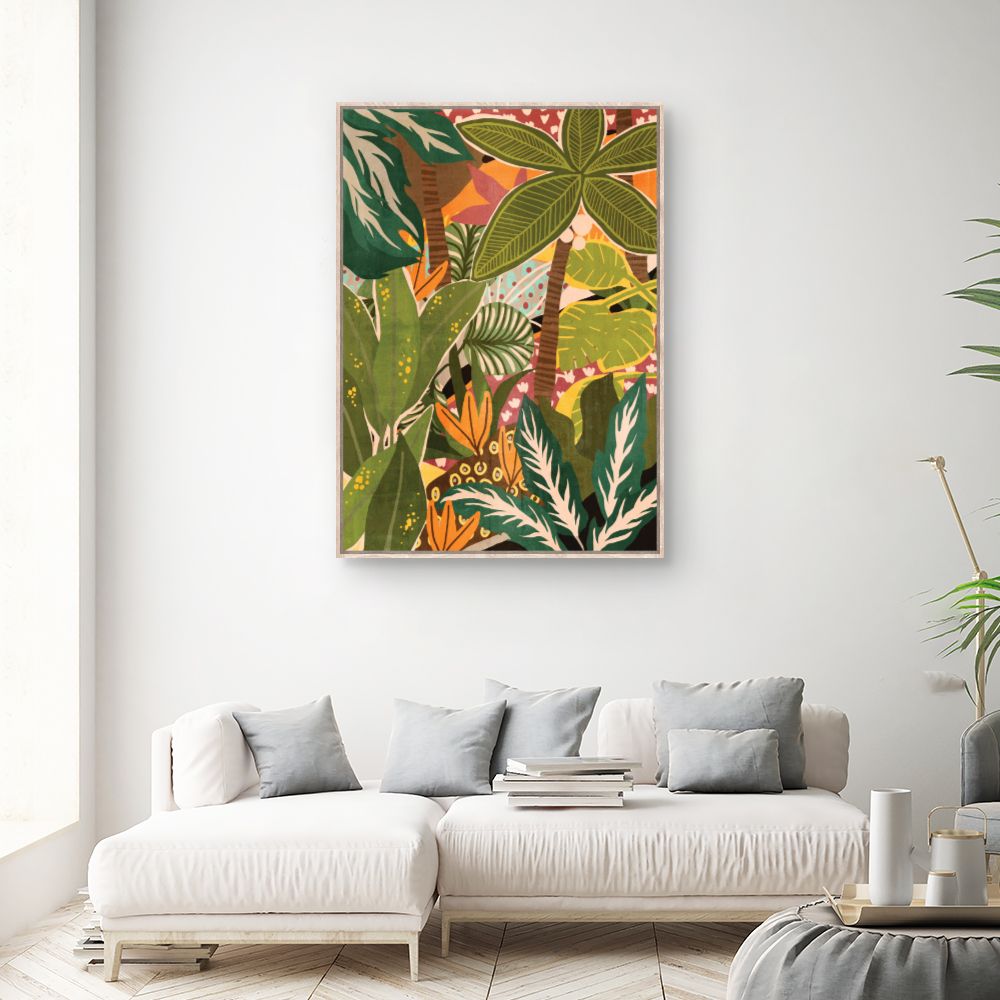 Tableau Jungle tropicale