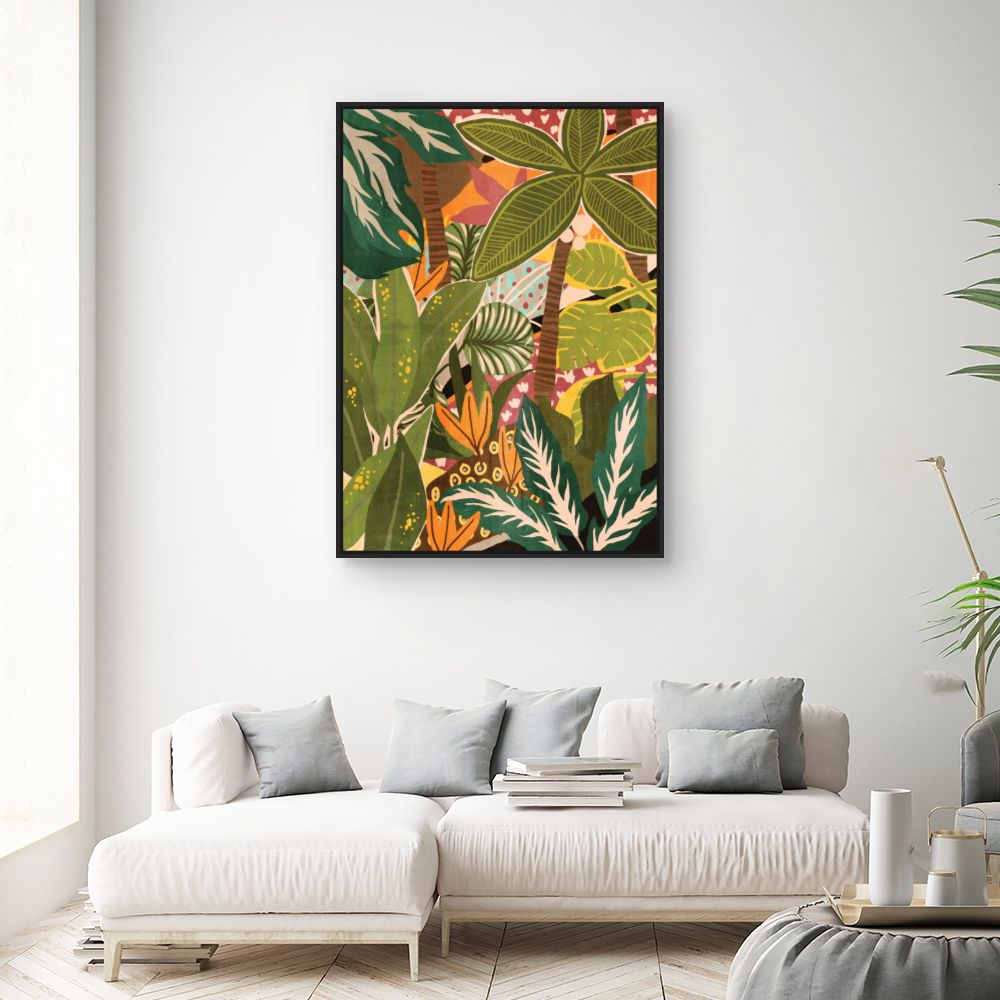 Tableau Jungle tropicale