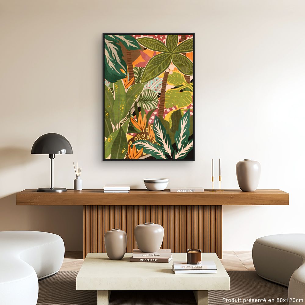 Tableau Jungle tropicale