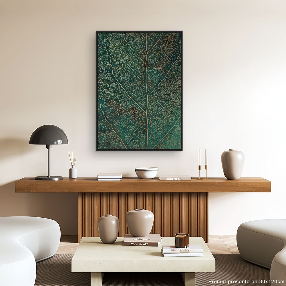 Tableau Veine de feuille