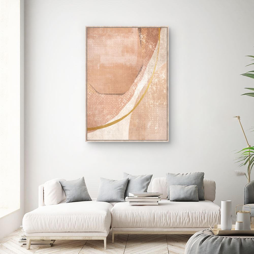 Tableau Courbes abstraites chic