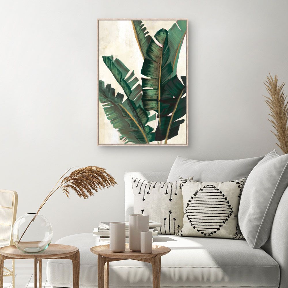 Tableau Feuilles exotiques