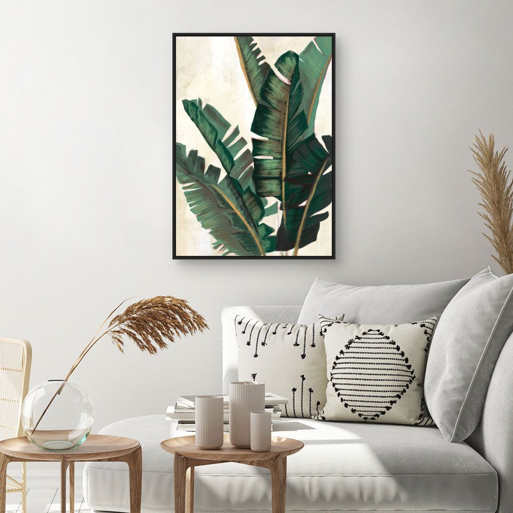 Tableau Feuilles exotiques