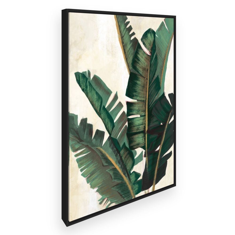 Toile Feuilles exotiques