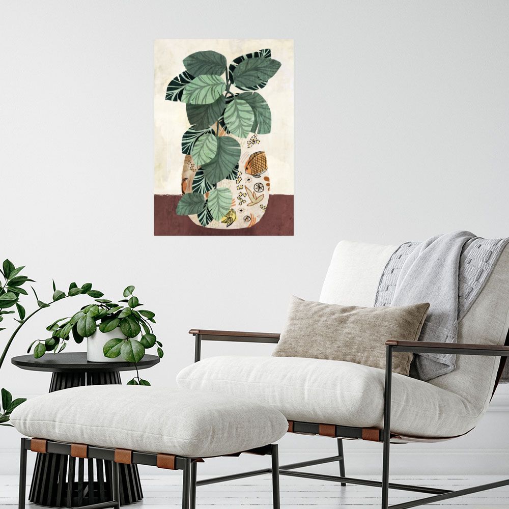 Affiche Feuillage artistique