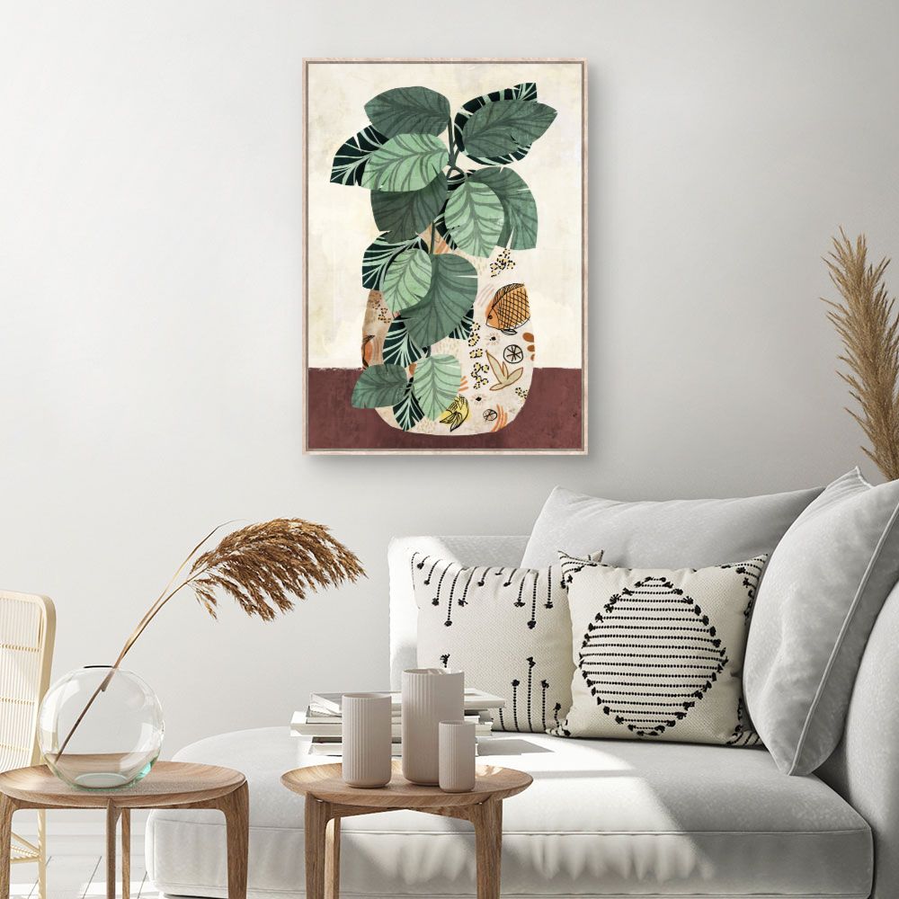 Tableau Feuillage exotique